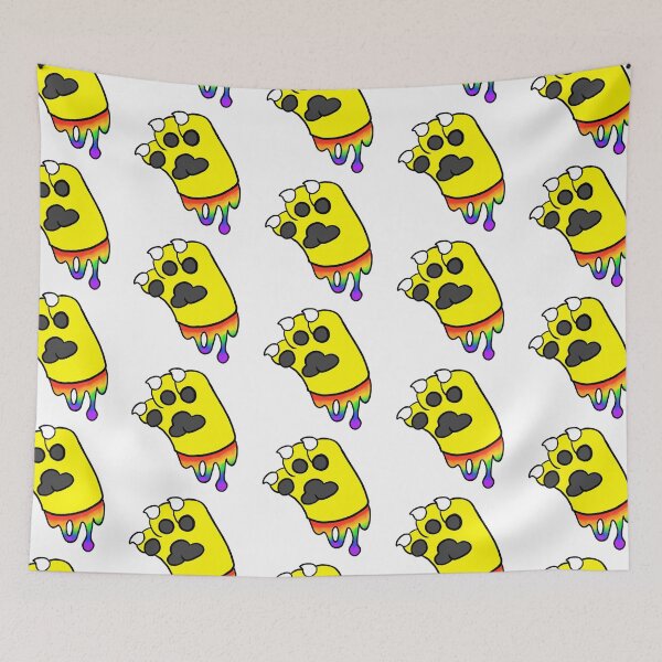 Item preview, Yellow Paw With Rainbow Goo designed and sold by DolmanceWorks.