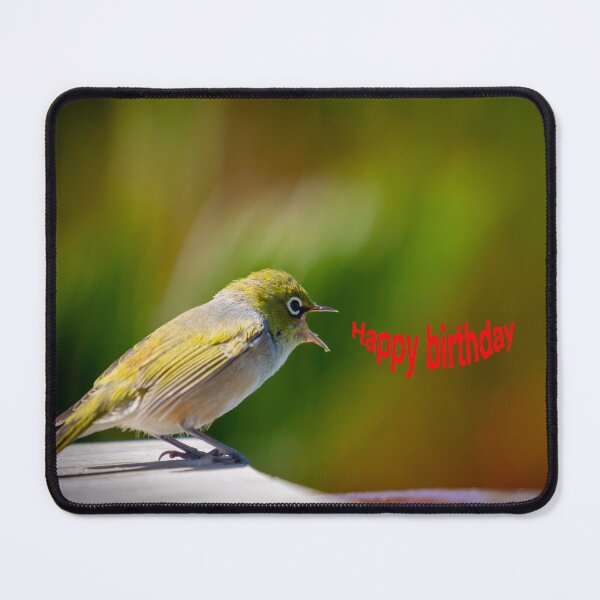 Item preview, Happy Birthday greeting from cute little bird designed and sold by Brian Scantlebury.