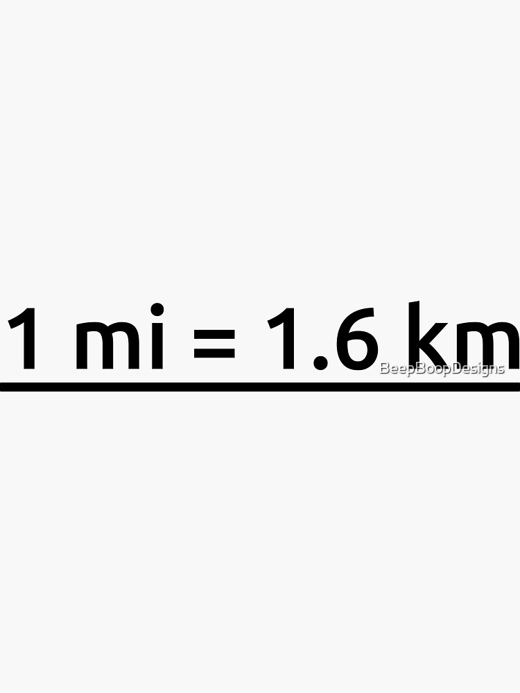 how-much-is-1-mile-sticker-for-sale-by-beepboopdesigns-redbubble