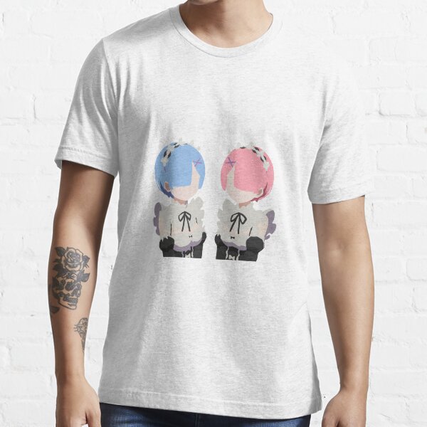 "Minimalistic Rem and Ram" Tshirt for Sale by emilybrigidd Redbubble