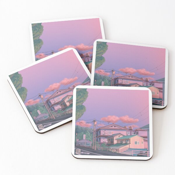 Item preview, Japanese village designed and sold by Cool Cat With Hat  Art.