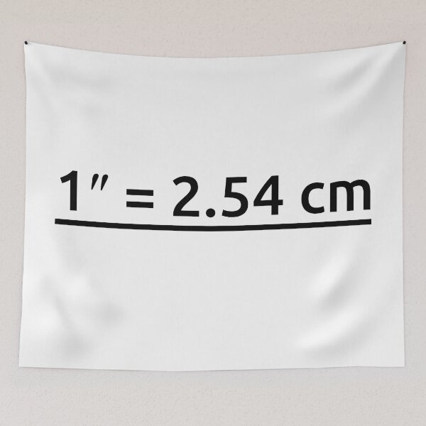 Item preview, How much is 1 inch? designed and sold by BeepBoopDesigns.