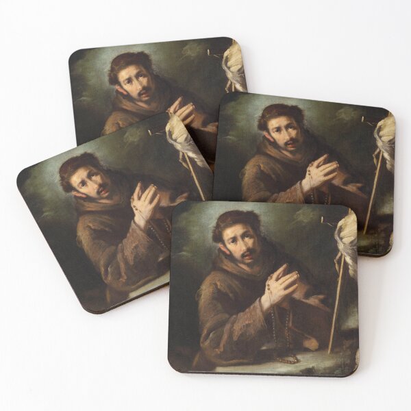 Item preview, Saint Francis in Prayer | Bernardo Strozzi | 1630 Renaissance Christian Art designed and sold by CJET.