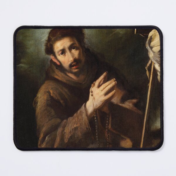 Item preview, Saint Francis in Prayer | Bernardo Strozzi | 1630 Renaissance Christian Art designed and sold by CJET.