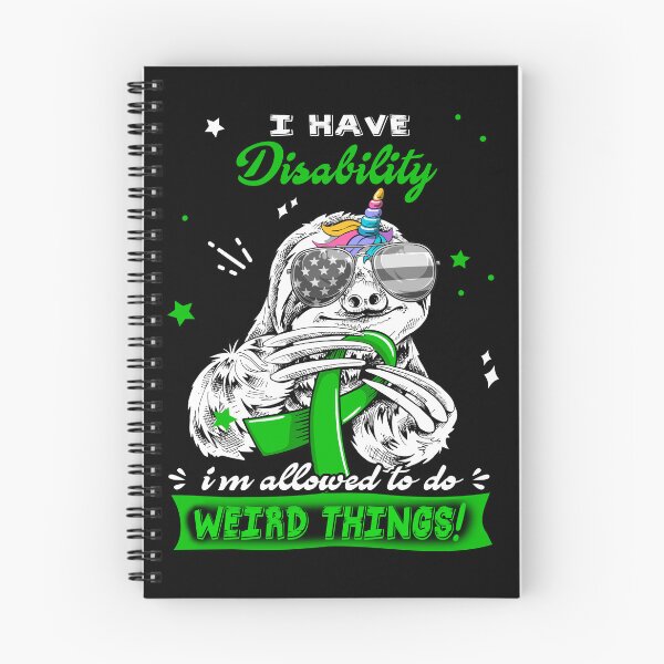 Item preview, Funny Sloth I Have Disability I'm Allowed To Do Weird Things designed and sold by Kohend.