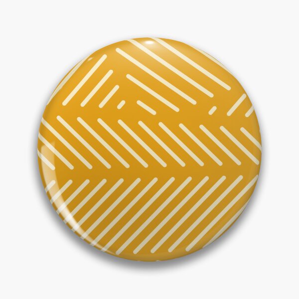 Item preview, Golden Yellow Minimal Diagonal Line Patch Pattern  designed and sold by patternsoup.