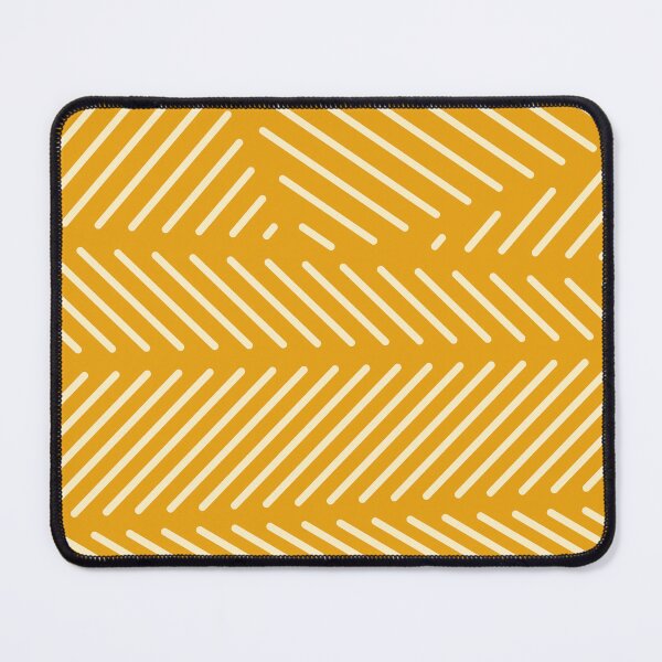 Item preview, Golden Yellow Minimal Diagonal Line Patch Pattern designed and sold by patternsoup.