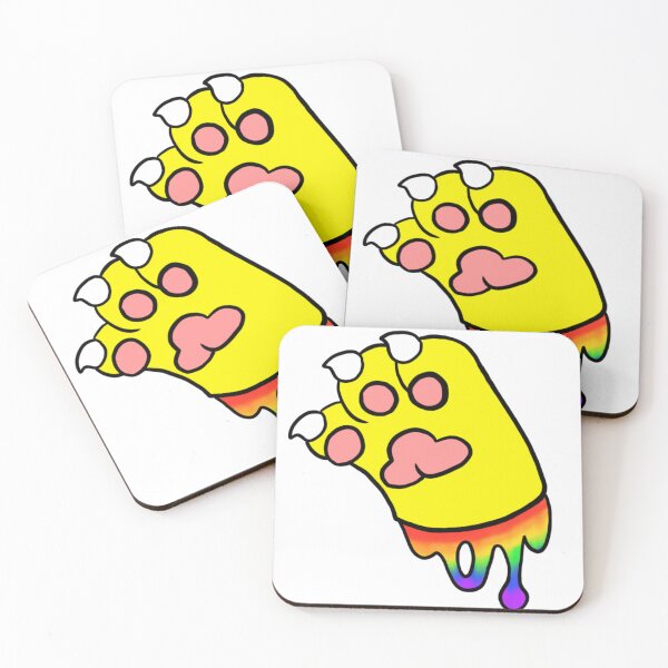 Item preview, Yellow Paw With Rainbow Goo designed and sold by DolmanceWorks.