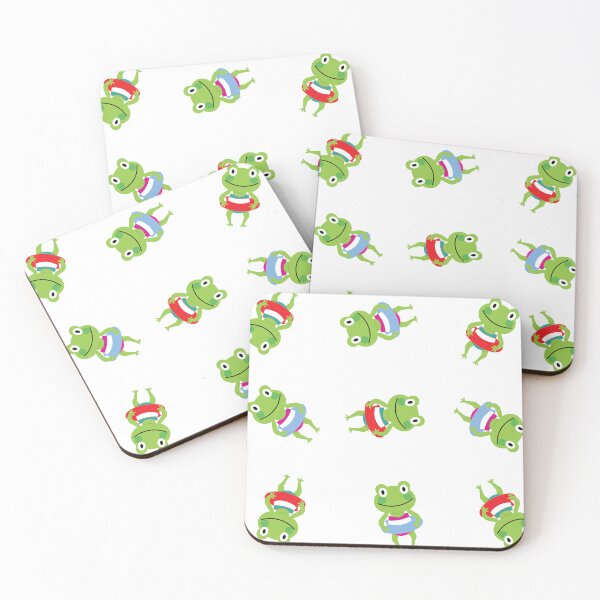 Item preview, Spinning Frogs in Swimming outfit Illustration designed and sold by DeliveryGeorge.