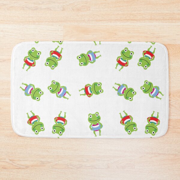 Item preview, Spinning Frogs in Swimming outfit Illustration designed and sold by DeliveryGeorge.