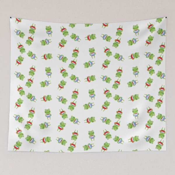 Item preview, Spinning Frogs in Swimming outfit Illustration designed and sold by DeliveryGeorge.