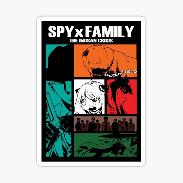 anime manga SPY X FAMILY anya faussaire Sticker