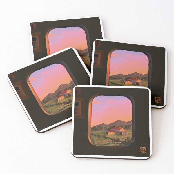 Item preview, Train ride through the village  designed and sold by Cool Cat With Hat  Art.