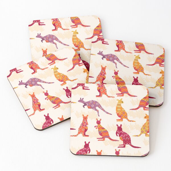 Item preview, 196 Patterned Kangeroos designed and sold by Cressidacarr.
