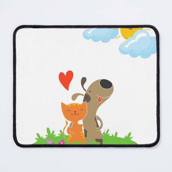 Item preview, Dogs and cats, Cats and dogs love designed and sold by Odunsy.