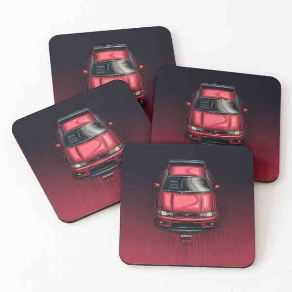 Item preview, Nissan Skyline GT-R R33 Red designed and sold by Racing Art Store.