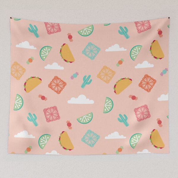 Item preview, Taco Tuesday Pattern Print designed and sold by Lucy Ortiz Studio.