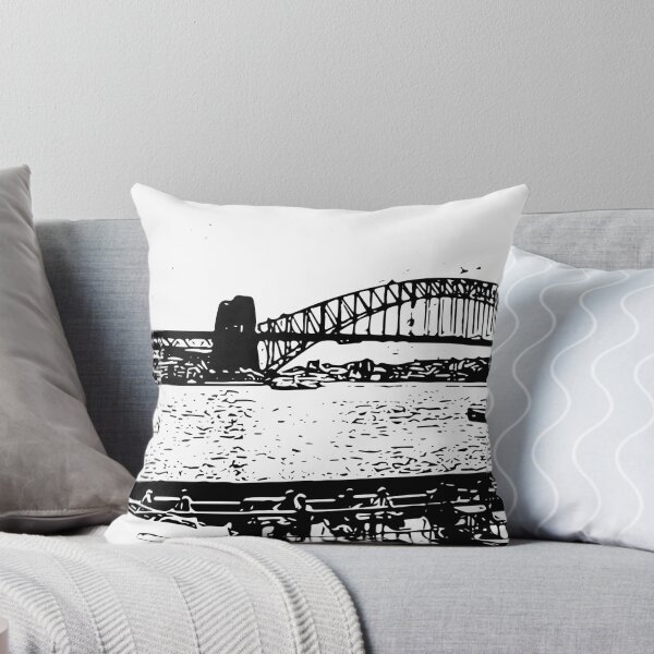 Artikelvorschau, Sydney Harbour Bridge Silhouette entworfen und verkauft von davidcaddy.