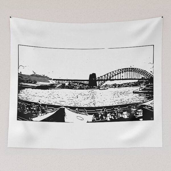 Item preview, Sydney Harbour Bridge Silhouette  designed and sold by davidcaddy.