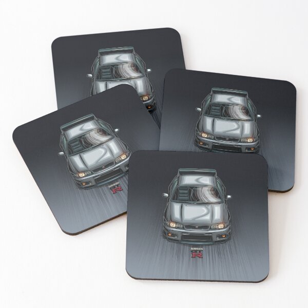 Item preview, Nissan Skyline GT-R R33 Gray designed and sold by Racing Art Store.