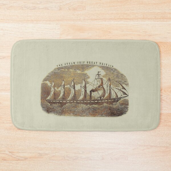 Item preview, Steam Ship Vintage Nautical Design designed and sold by anthologies.