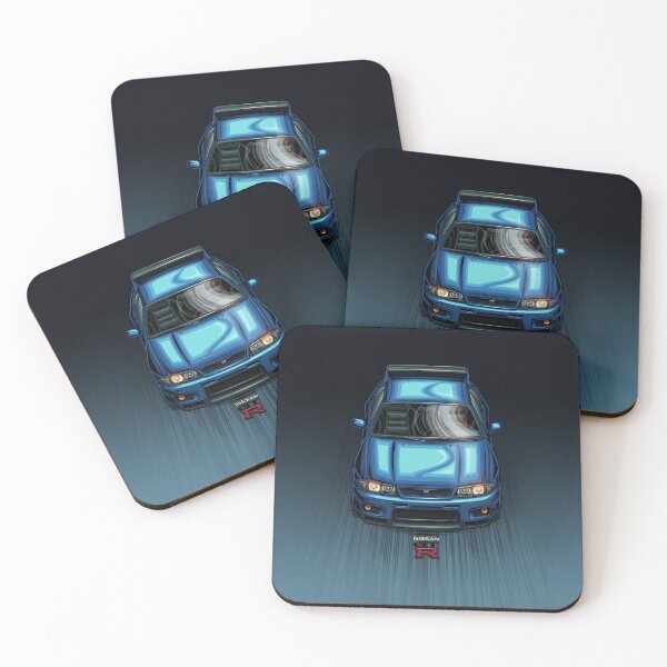 Item preview, Nissan Skyline GT-R R33 Blue designed and sold by Racing Art Store.