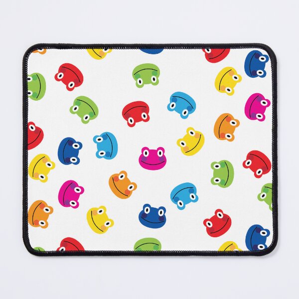 Item preview, Rainbow Coloured Smiling Frog Face Rotating Pattern Illustration designed and sold by DeliveryGeorge.