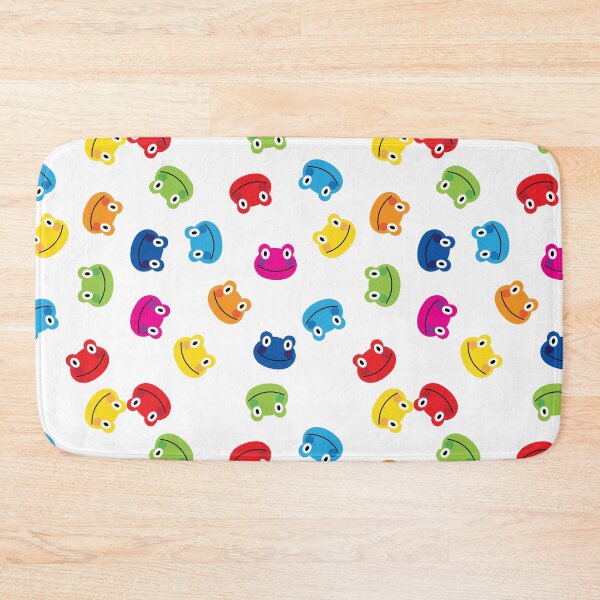 Item preview, Rainbow Coloured Smiling Frog Face Rotating Pattern Illustration designed and sold by DeliveryGeorge.