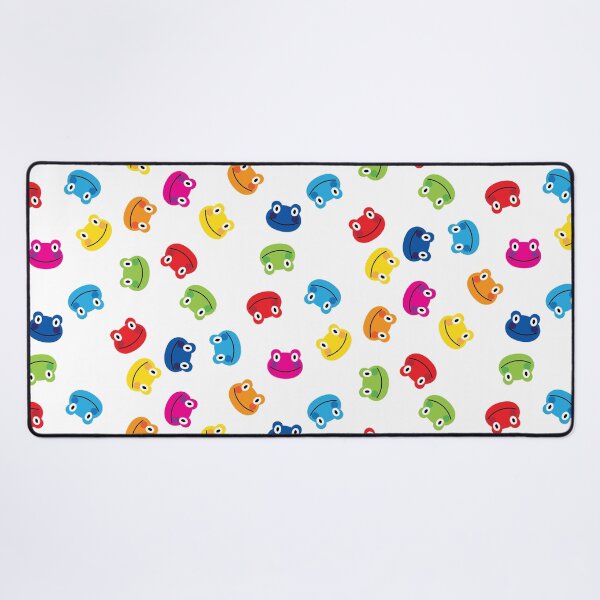 Item preview, Rainbow Coloured Smiling Frog Face Rotating Pattern Illustration designed and sold by DeliveryGeorge.