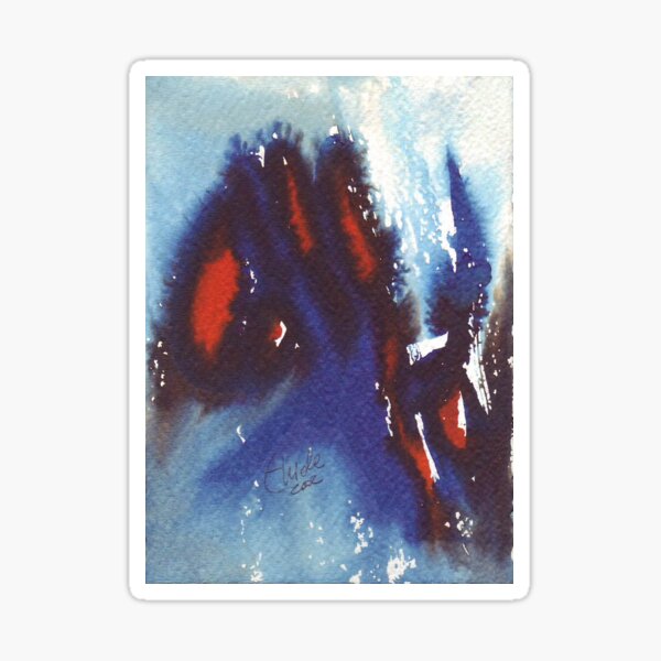 Cosimo. Watercolor Name. Sticker
