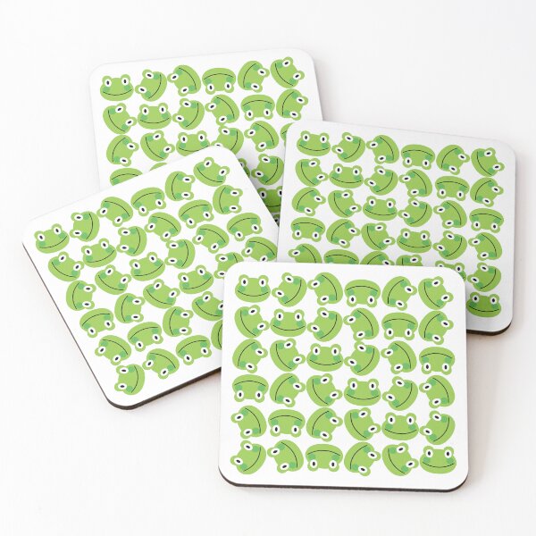 Item preview, ROTATING FROGS RASTER OF SMILING GREEN FROGS designed and sold by DeliveryGeorge.