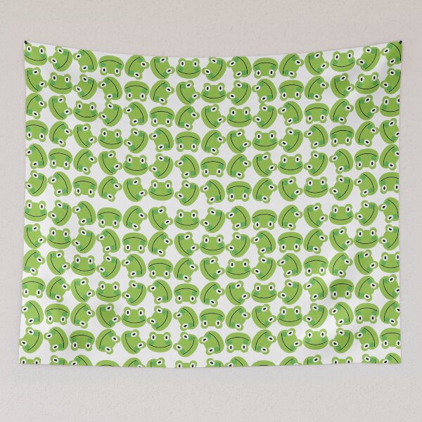 Item preview, ROTATING FROGS RASTER OF SMILING GREEN FROGS designed and sold by DeliveryGeorge.