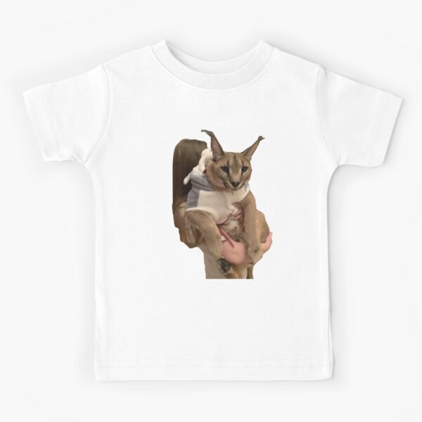 Custom Funny Big Floopa Dank Meme Cat Funny Unisex T Shirt