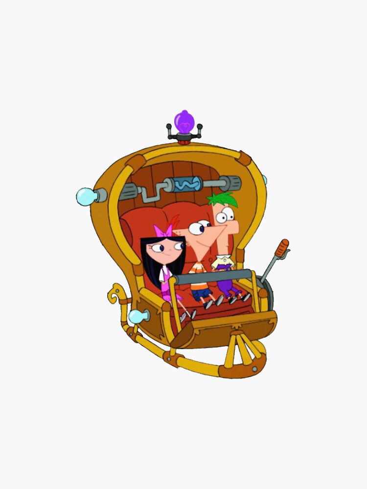 Phineas And Ferb Sticker For Sale By Carolinanolan Redbubble