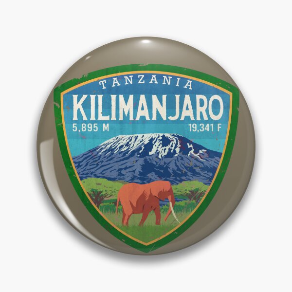 Item preview, Mt Kilimanjaro Vintage Emblem V01 designed and sold by Lidra Zehcnas.