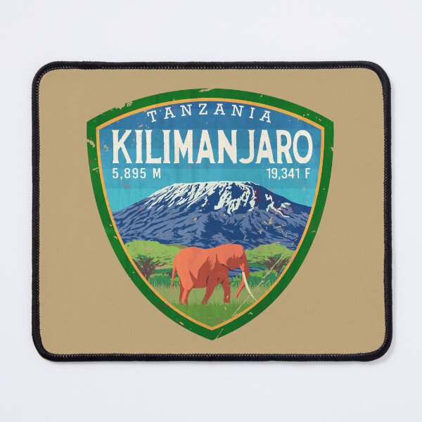 Item preview, Mt Kilimanjaro Vintage Emblem V01 designed and sold by Lidra Zehcnas.