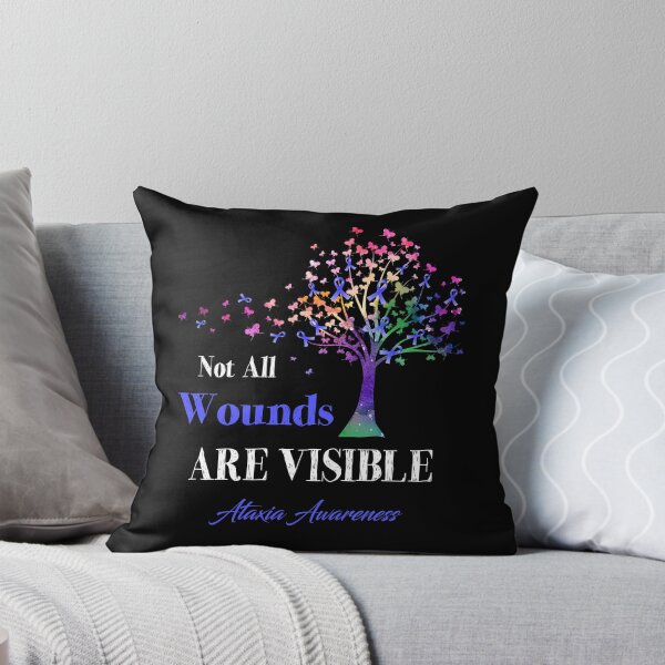 Item preview, Not All Wounds Are Visible Ataxia Awareness designed and sold by Hatjar.