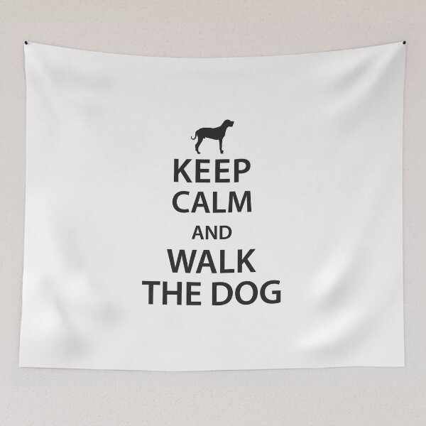 Item preview, Keep calm and walk the dog designed and sold by nektarinchen.