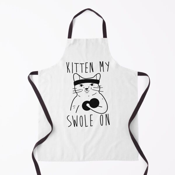 Item preview, Kitten My Swole On Funny Fitness Cat Pun Kids designed and sold by NAJRAN.