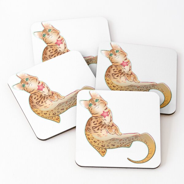 Item preview, Bengal Purrmaid designed and sold by Tiny Little Raccoon Hands.