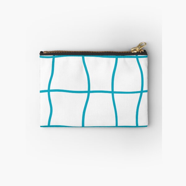 Item preview, Wonky Blue Grid Line Pattern | tiled aesthetic geometric blue grid designed and sold by isamii.