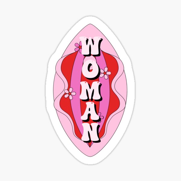 Woman Female Reproductive System Sticker