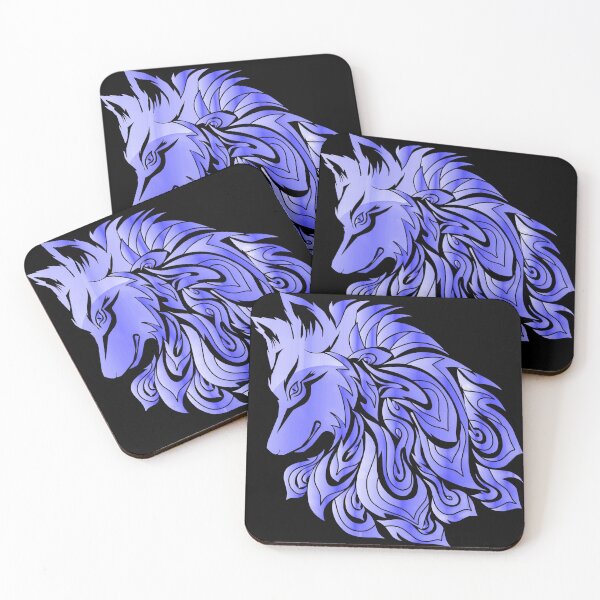 Item preview, Blue ice Wolf designed and sold by leen12 Art Designs Prints.