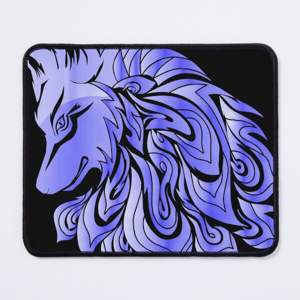 Item preview, Blue ice Wolf designed and sold by leen12 Art Designs Prints.