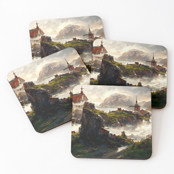Item preview, Fishing Village designed and sold by lostcauseblue.