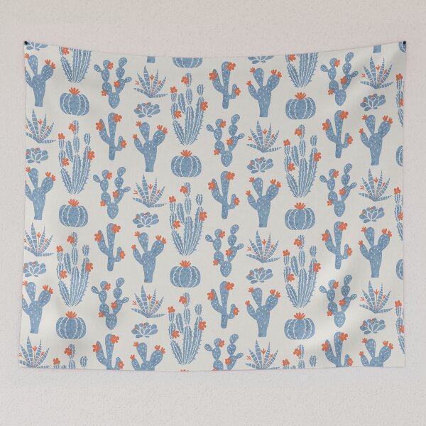 Item preview, Cacti Garden | Orange and Blue designed and sold by CarolFreire.
