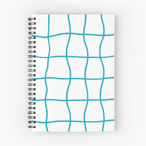 Item preview, Wonky Blue Grid Line Pattern | tiled aesthetic geometric blue grid designed and sold by isamii.