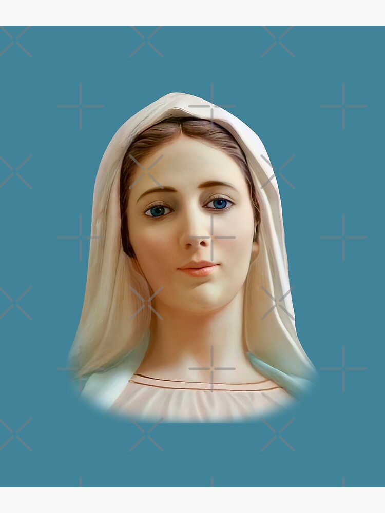 Our Lady Of Medjugorje Gospa Queen Of Peace Blessed Mother Poster For Sale By Brasilia