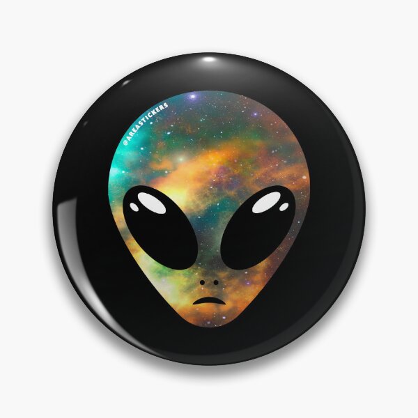 Item preview, Alien head - Universe skin designed and sold by AreaStickers.