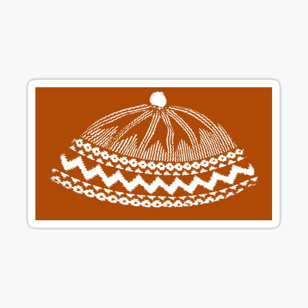 Item preview, Kufi Haji Muslim Hat Design - Dark Orange designed and sold by Tony Cisse.